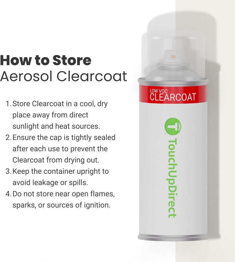 TouchUpDirect High Gloss Clearcoat Aerosol Spray Can - Image 5